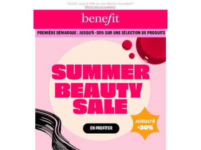 Soldes d'été et prix tout doux 🌻