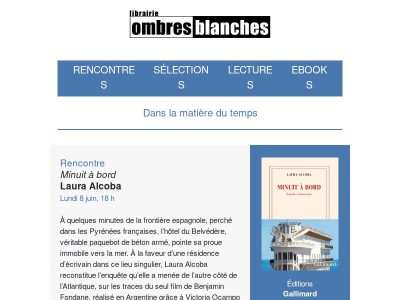 Dans la matière du temps