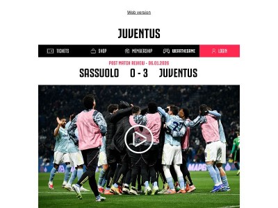 A perfect night - Sassuolo 0 Juventus 3
