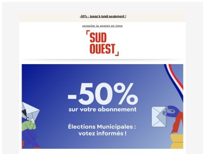 💥 [Offre spéciale] votre abonnement à -50%, c’est maintenant