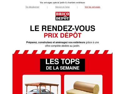 🌿 Lancez vos projets de printemps à prix dépôt