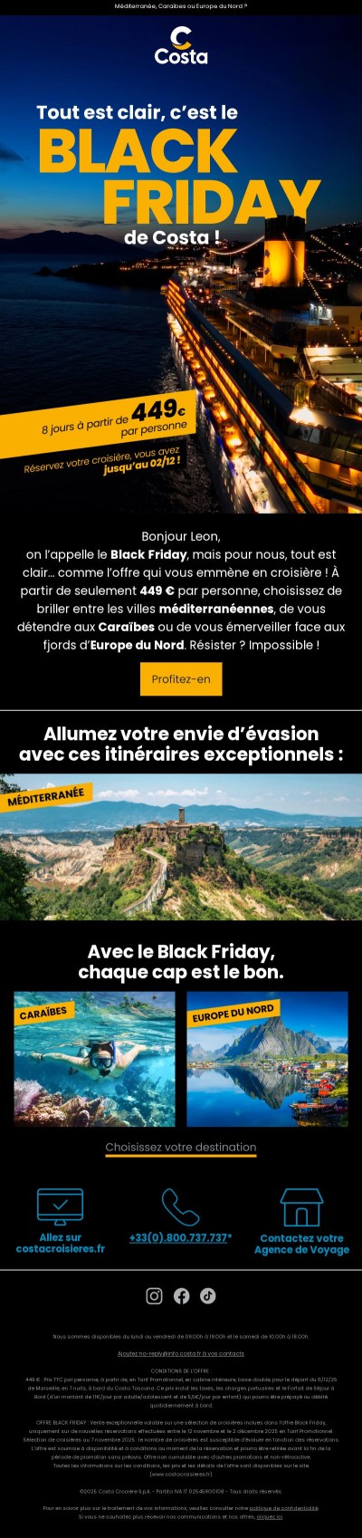  Leon, clair comme un départ Black Friday 🖤 