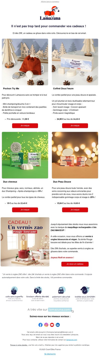 🎅 Cadeaux de Noël, vous êtes encore dans les temps !