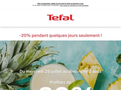 ⚡ Vente flash : -20% sur tout le site pendant quelques jours