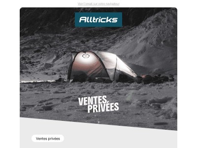 Ventes Privées Outdoor : l'aventure n'attend pas, nos prix non plus !