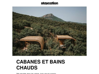 🌿 Cabanes et bains chauds
