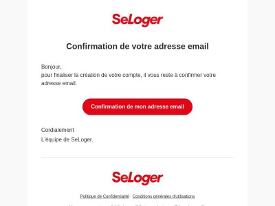 Confirmez votre adresse email