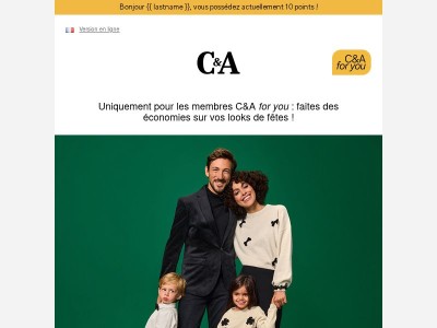 15 % de réduction sur votre look de fêtes ! ✨