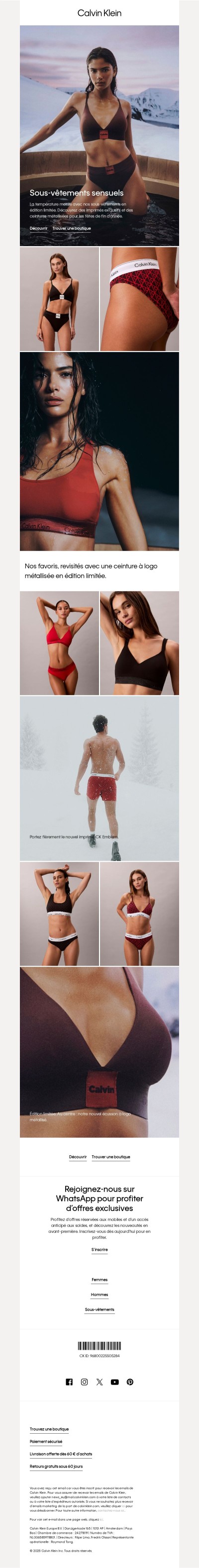 Sous-vêtements sensuels