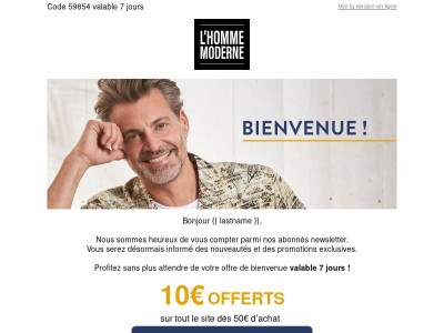 Bienvenue chez L'Homme Moderne