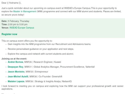 {{ firstname }}, last chance to join the MIM campus experience