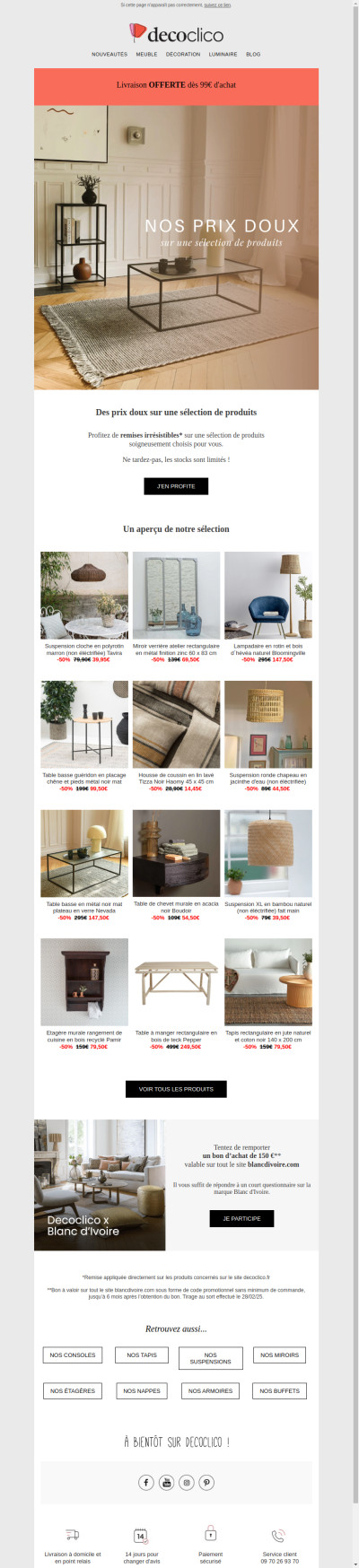 Des réductions et un bon d’achat à gagner… Pourquoi pas vous ? 🤩