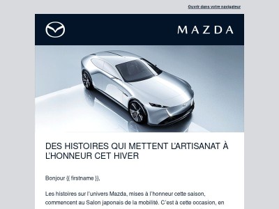 Votre édition Mazda spéciale hiver : présentation de nouveaux concept-cars
