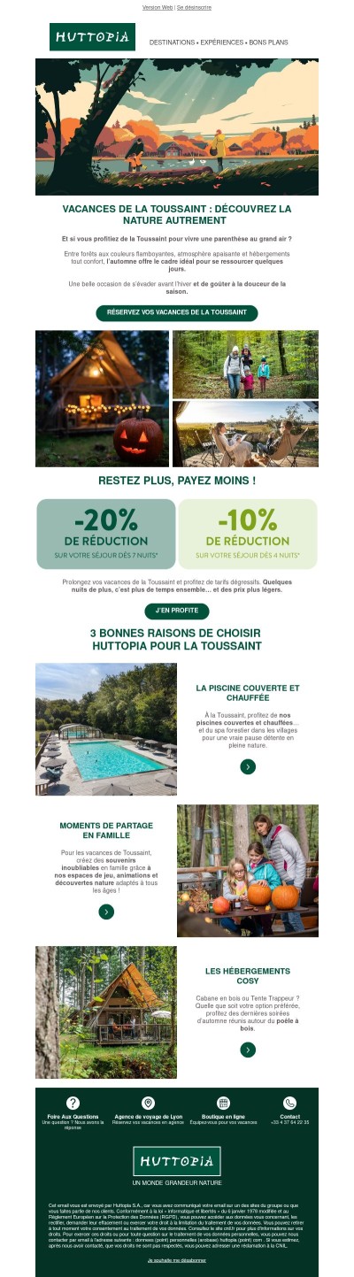 Des vacances de la Toussaint au rythme de la nature 🍂