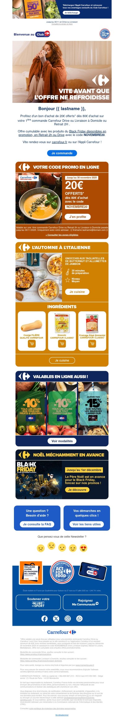 N'oubliez pas vos 20€ offerts ⏳🔥