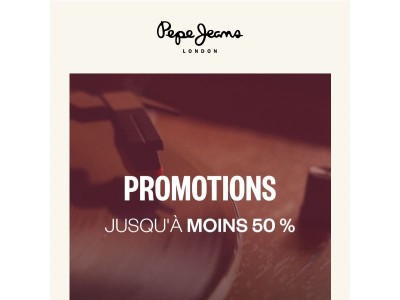 DEUXIÈMES PROMOTIONS I Jusqu'à moins 50 %
