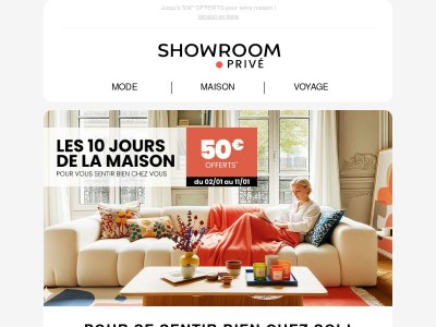 Des offres exceptionnelles vous attendent pour les 10 jours de la Maison ! 🏠🤍