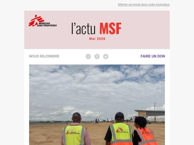 Newsletter de mai / Nouvelle épidémie d’Ebola en RDC et en Ouganda