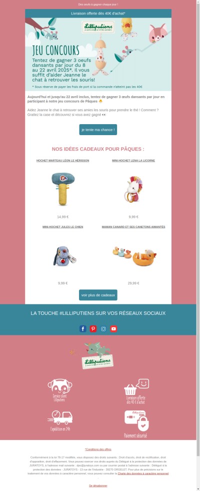 🐭 Jeu Concours de Pâques 🐭