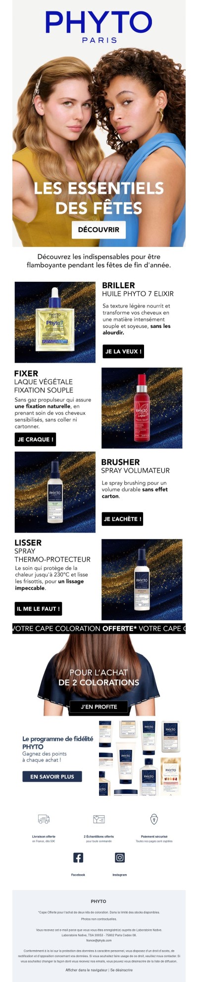 ✨ Flamboyante pour les fêtes : vos essentiels