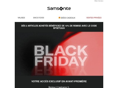 🔑 {{ lastname }}, Découvrez vos offres exclusives du Black Friday !