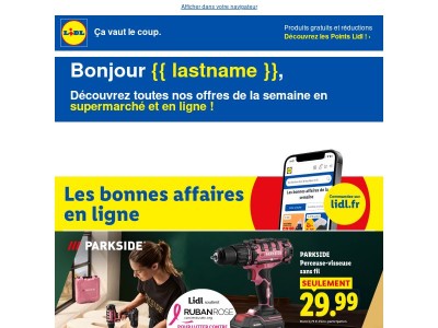 Vos produits préférés à prix Lidl n'attendent que vous ✨