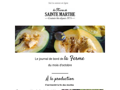 Journal de bord du mois d'octobre