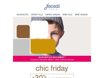 Chic Friday 💙 Livraison offerte sans minimum