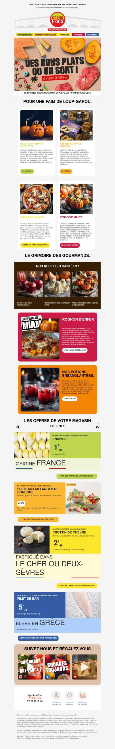 Préparez votre festin d’Halloween… si vous osez !🎃