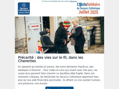 [Actusolidaire] Un été sous le signe de la précarité