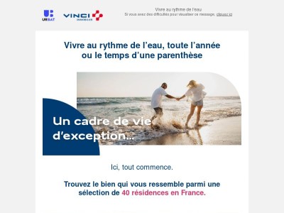 Et si vivre au bord de l'eau devenait votre quotidien ?