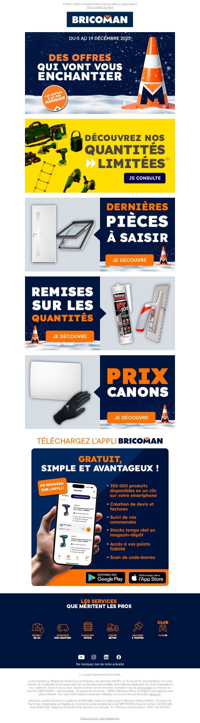 Préparez-vous : nos offres de fin d'année vont vous “enchantier”