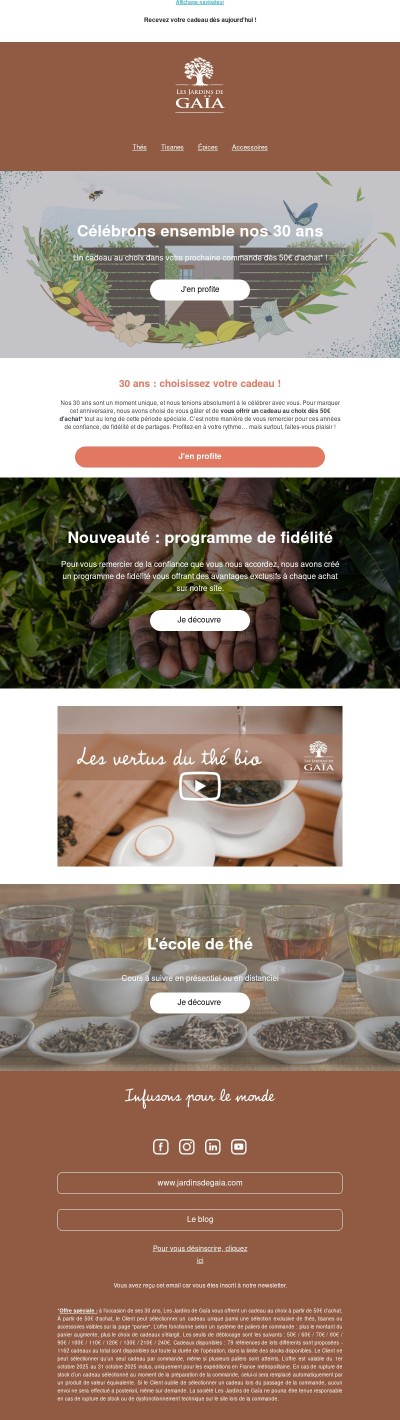 Ne ratez pas notre offre anniversaire 🔥 