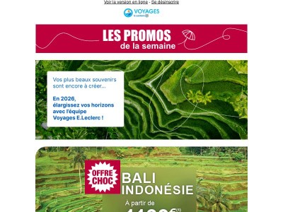 🏝️🌞​ Laissez - vous tenter par nos bons plans !