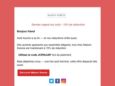 ⏳ Dernier regard sur août