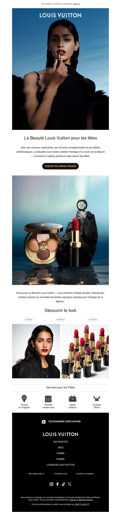 La Beauté Louis Vuitton: Un cadeau parfait