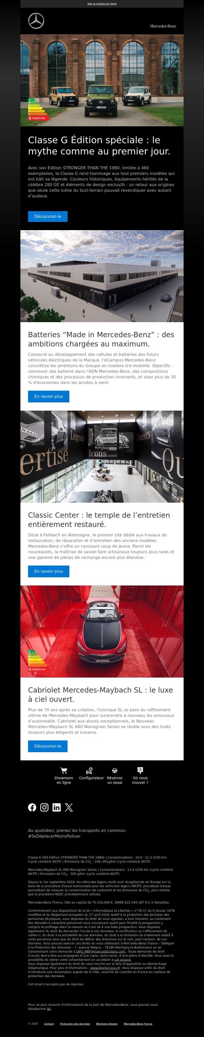 Classe G : retour à l'origine du mythe