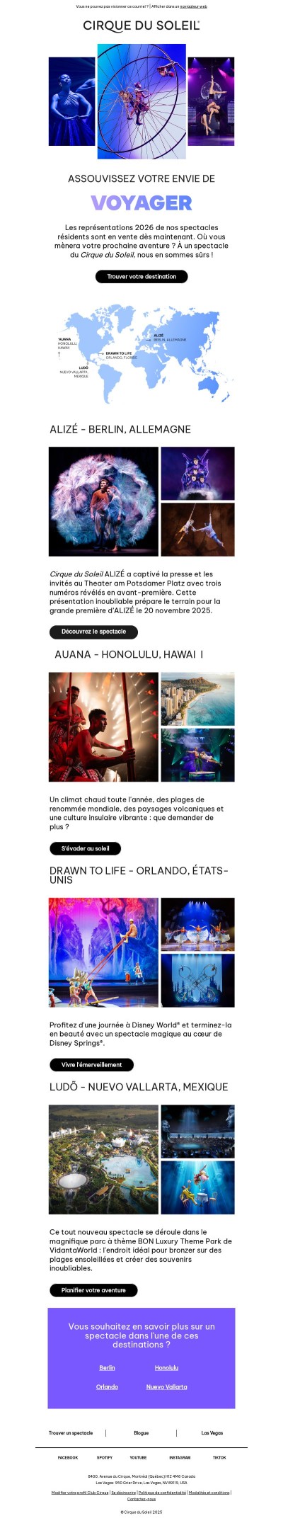 En 2026, allez voir un spectacle résident !