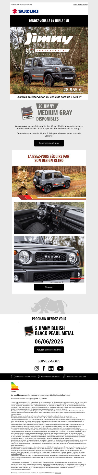 Une nouvelle chance de commander votre Jimny ✨