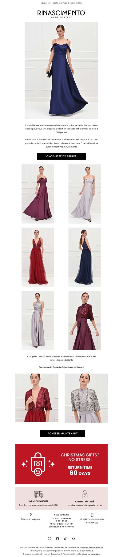 Événements Spéciaux : avez-vous déjà choisi votre robe ?