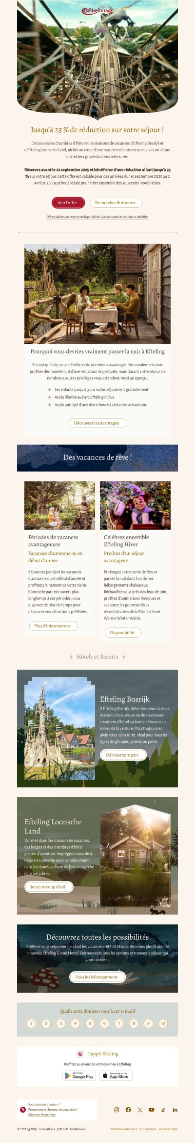 {{ fullname }}, profitez maintenant d’une réduction allant jusqu’à 25 % sur votre séjour !