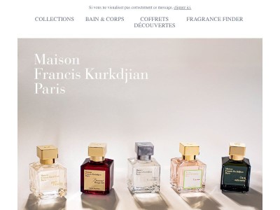 Bienvenue chez Maison Francis Kurkdjian