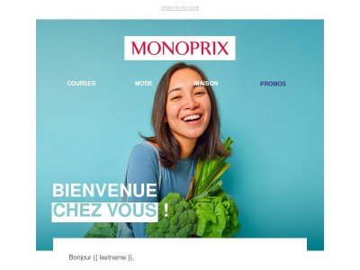 💌 Bienvenue chez Monoprix !
