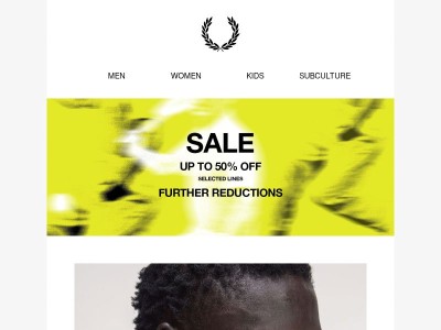 Further Reductions: up to 50% off