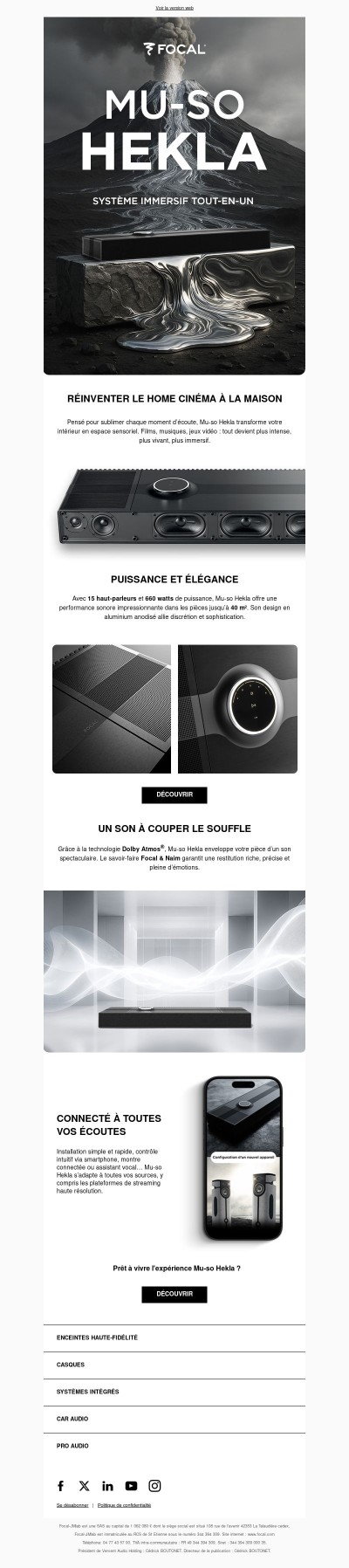 Nouveau - Mu-so Hekla : plongez dans une nouvelle dimension sonore