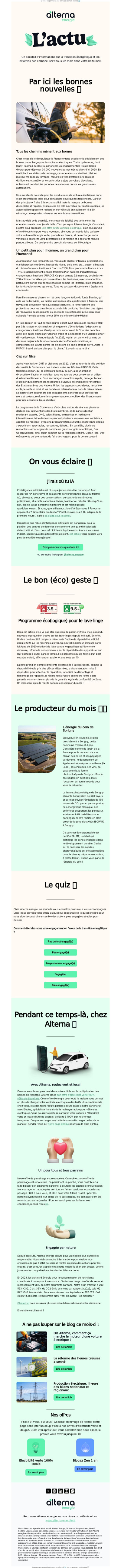 Mettons tous les voyants au vert