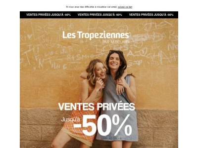 Jusqu'à -50% sur vos sandales préférées ✨