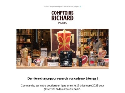 Dernière chance pour glisser vos cadeaux  sous le sapin 🎁 🎄