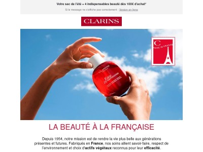 L’expertise Clarins, fabriquée en France ❤️