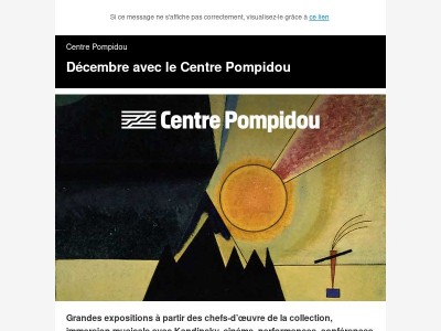 Finissez en beauté avec le Centre Pompidou